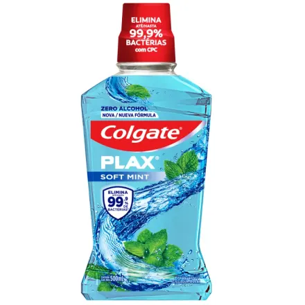 Colgate Enjuague Bucal Plax Soft Mint x 500 ml