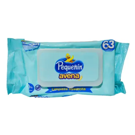 Pequeñin Toallitas Humedas Avena x 63 Toallitas