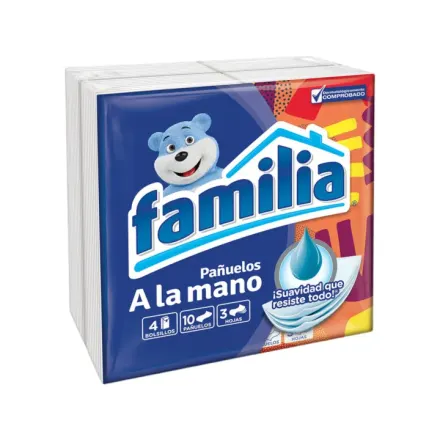 Familia Pañuelos De Bolsillo Original x Pocket (10 Pañuelos)