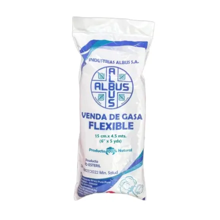 Venda De Gasa Albus 15 Cm x 4.5 M