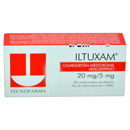 Iltuxam 20 mg / 5 mg Olmesartan /Amlodipino