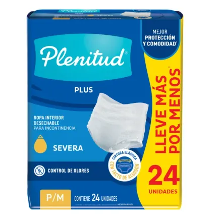 Plenitud Pañal Protect Plus P/M x Paq (24)