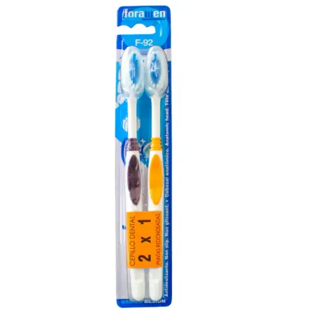 Foramen Cepillo Dental F 92 Clinic Medio x Paq (2x1)