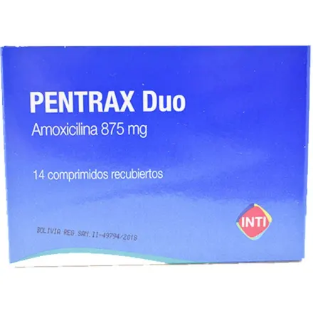 Pentrax Duo 875 mg Amoxicilina