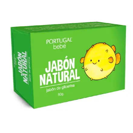 Jabon Natural De Glicerina Portugal x 80 g