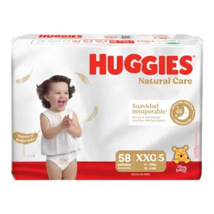Huggies Pañales Natural Care Big Xxg x Paq (58)