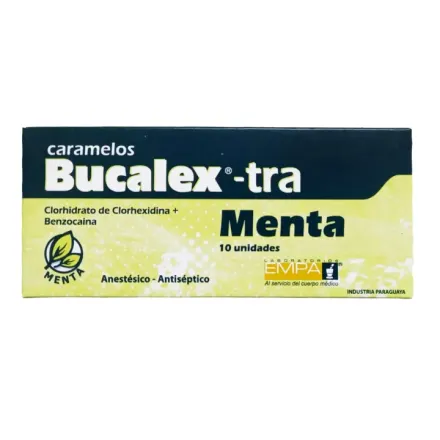 Bucalex Tra Caramelos Menta Unidades