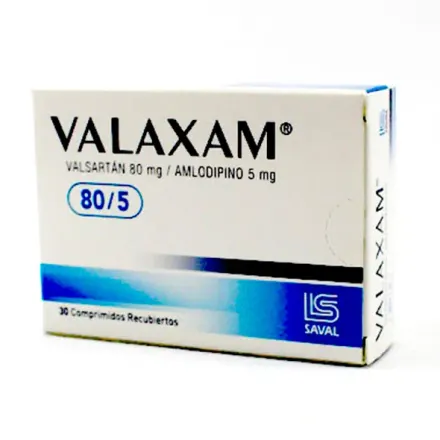 Valaxam 80 / 5 Valsartan / Amlodipino
