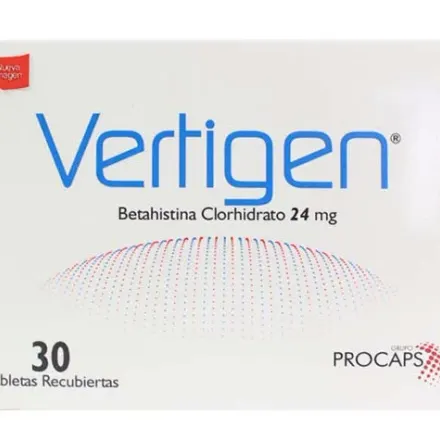 Vertigen 24 mg Betahistina