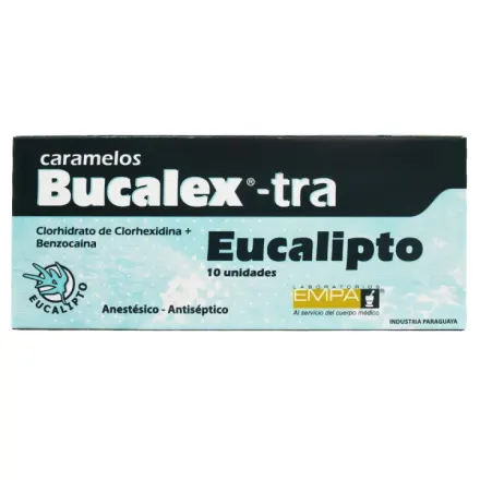 Bucalex Tra Caramelos Eucalipto Unidades