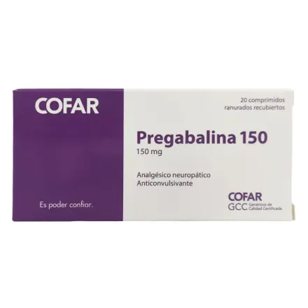 Pregabalina 150 mg Cofar