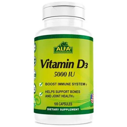 Vitamina D3 5000 ui Alfa Frasco x 100 cap