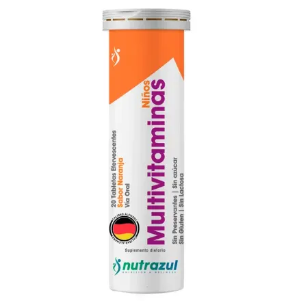 Nutrazul Multivitaminas + Minerales Kids x Tubo (20)
