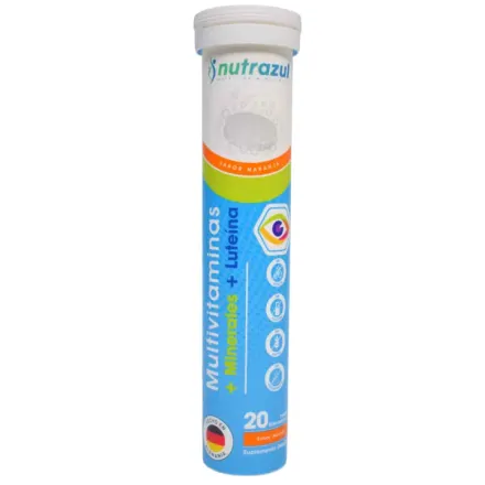 Nutrazul Multivitaminas + Minerales + Luteina x Tubo (20)