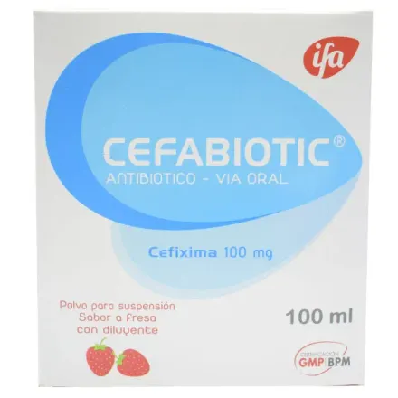 Cefabiotic 100 mg / 5ml Suspension x 100 ml Cefixima