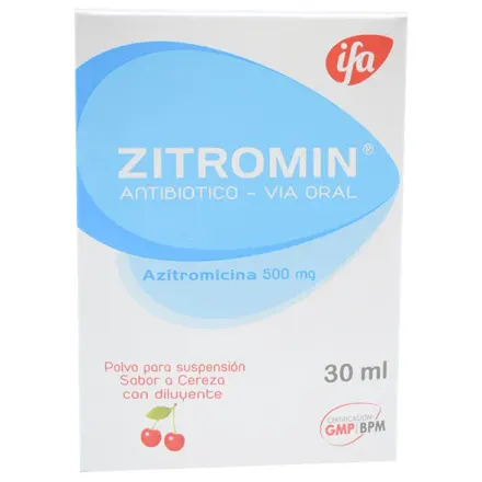 Zitromin 500 mg / 5ml Suspension x 30 ml Azitromicina