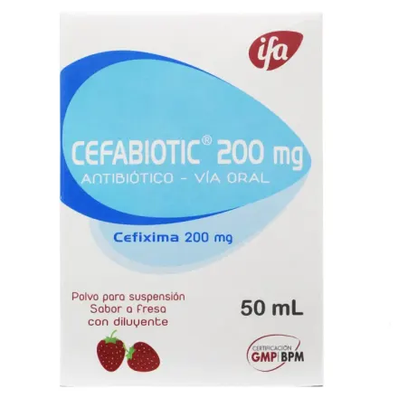Cefabiotic 200 mg / 5 ml Suspension x 50 ml