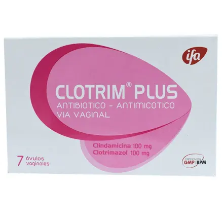 Clotrim Plus Ovulos Clindamicina / Clotrimazol