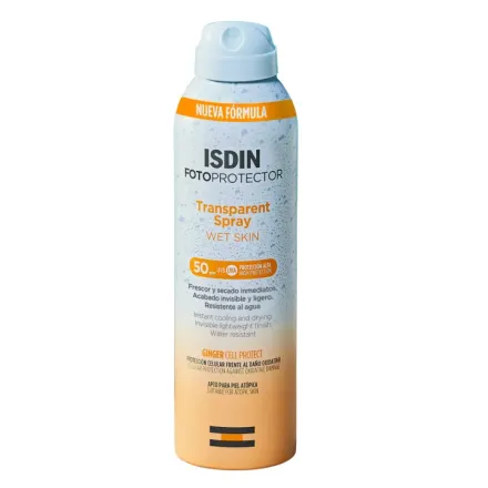 Isdin Fotoprotector Transparent Spray Wet Skin 50 Fps x 250 ml