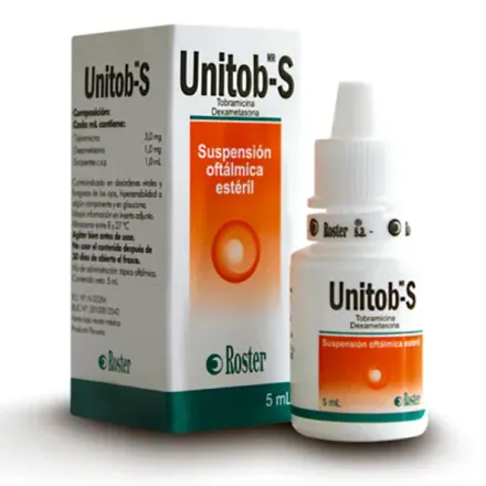 Unitob S (Sol.oft.) x 5 ml Tobramicina / Dexametasona