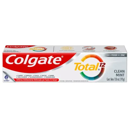 Colgate Crema Dental Total 12 Clean Mint x 150 ml