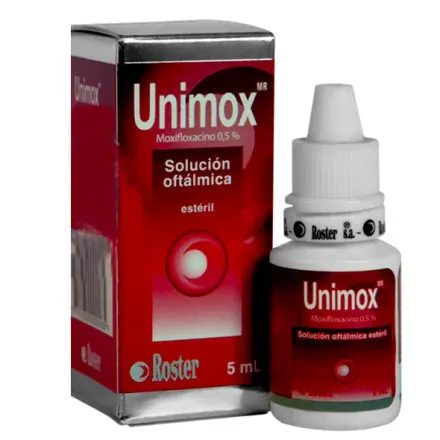 Unimox 0.5 % (Sol.oft.) x 5 ml Moxifloxacina