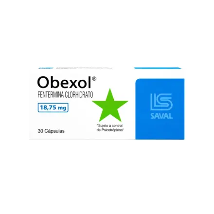 Obexol 18.75 mg Fentermina Psico