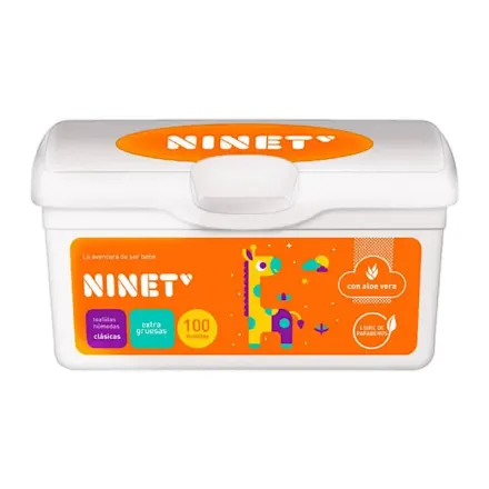 Ninet Toallitas Humedas Clasicas En Caja x 100