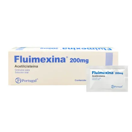 Acetilcisteina 200 mg Fluimexina