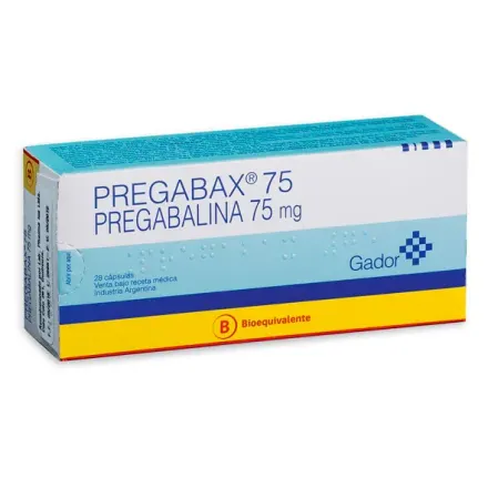 Pregabax 75 mg Dividosis Pregabalina