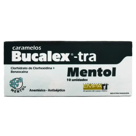 Bucalex Tra Caramelos Mentol Unidades