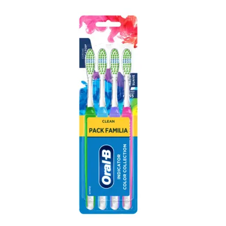Oral B Cepillo Dental Indicator Color Collection x Paq (4)