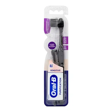Oral B Cepillo Dental Purification Ultrafino C/ Carbon x 1 Paq (2)