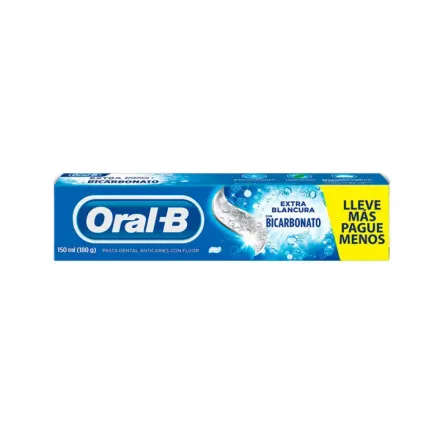 Oral B Crema Dental Extra Blancura + Bicarbonato x 150 ml
