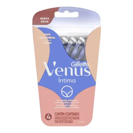 Gillette Venus Intima Maquina De Afeitar x Paq (4)