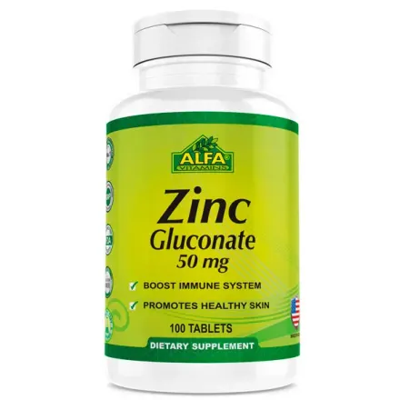 Zinc 50 mg Alfa Frasco x 100 comp