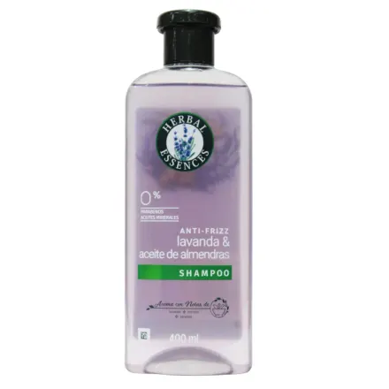 Herbal Essences Shampoo Lavanda Y Aceite De Almendras x 400 ml