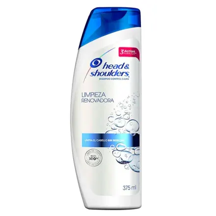 Head And Shoulders Shampoo Limpieza Renovadora x 375 ml