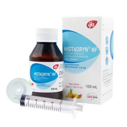 Histadryn 2.5 mg / 5 ml Jarabe x 100 ml Levocetirizina