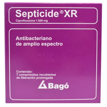 Septicide XR 1 g Ciprofloxacina