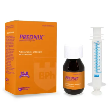 Prednix 20 mg / 5 ml Suspension x 60 ml Prednisona