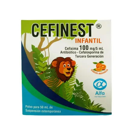 Cefinest 100 mg / 5 ml Suspension x 50 ml Cefixima