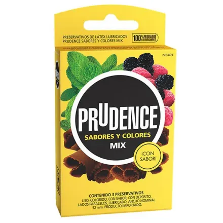 Prudence Sabores Y Colores Mix Condon x Caja <3>