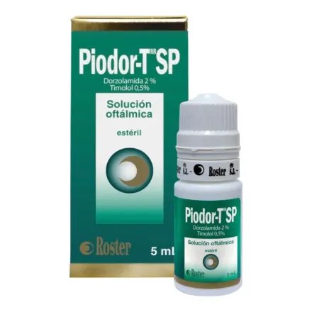 Piodor T Sp (Sol.oft.) x 5 ml Dorzolamida / Timolol