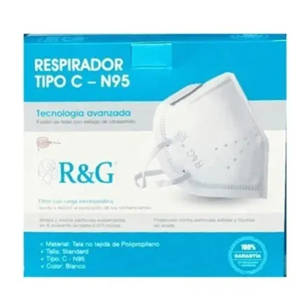 Barbijo Rg Color Blanco Piezas Mascarilla