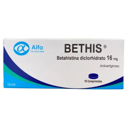 Bethis 16 mg Betahistina "Betis"