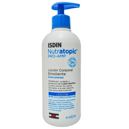 Isdin Nutratopic Pro amp Locion Corporal Emoliente x 400 ml