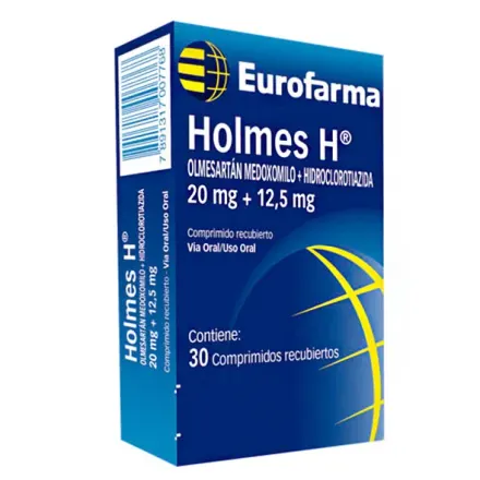 Holmes H 20 mg / 12.5 mg Olmesartan / Hidroclorotiazida