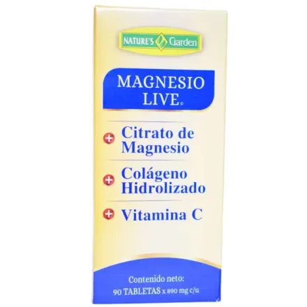 Magnesio Live Natures Garden x Frasco (90)
