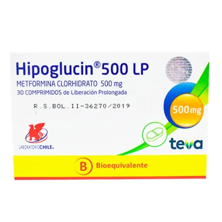 Hipoglucin 500 mg Lp Metformina